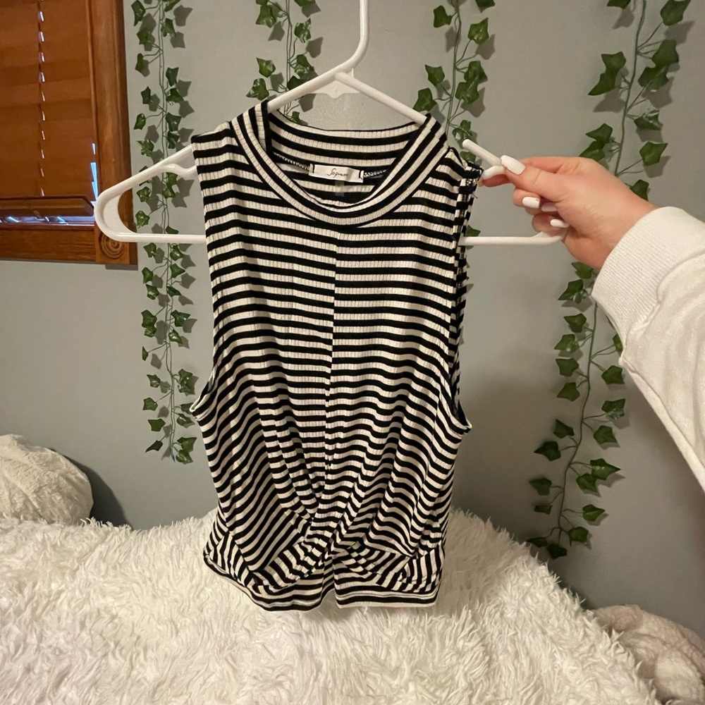high neck top